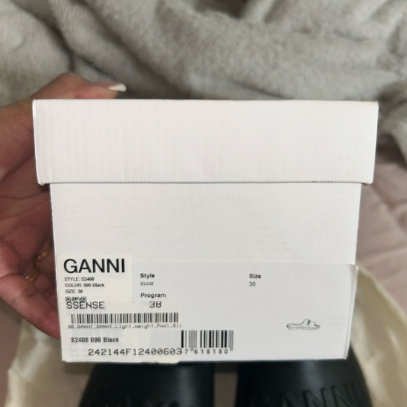 GANNI Black Slides sandals - Picture 4 of 5